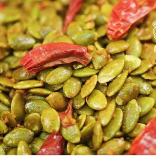 🌶🌶 hạt bí rang tỏi ớt 🌶🧄 pet 400gr