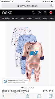 Sleepsuit Next mẫu mới 2020 (nhiều mẫu)