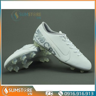 Giày Đá Banh Đế Đinh MER CR7 X20 Bạc  - Giày FG X Storm Cao Cấp 2019 2020