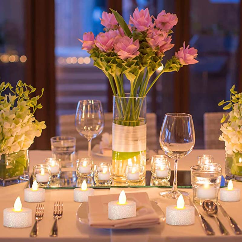 Đèn led hình ngọn nến hoạt động bằng pin trang trí tiệc cưới/lễ tình nhân tiện dụng