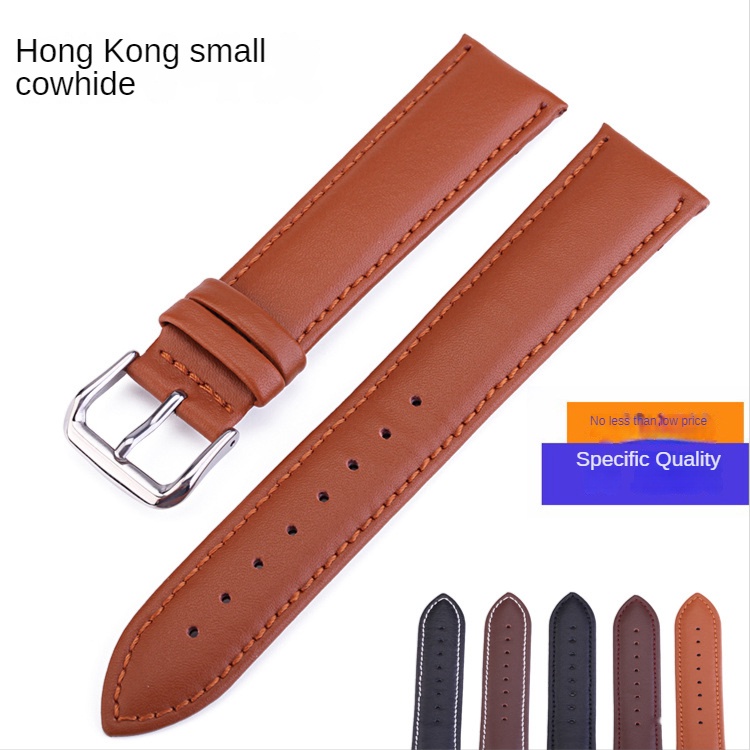 Dây Đeo Bằng Da Bò Chất Lượng Cao 18mm 20mm 22mm 24mm Cho Tissot Seiko