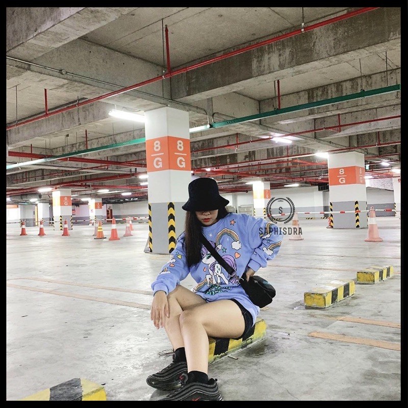 Áo Thun Sweater Nam Nữ Unisex Đẹp Áo Thun Tay Dài Vải Nỉ Cao Cấp [Form Rộng Dưới 70kg] - Saphisdra | BigBuy360 - bigbuy360.vn