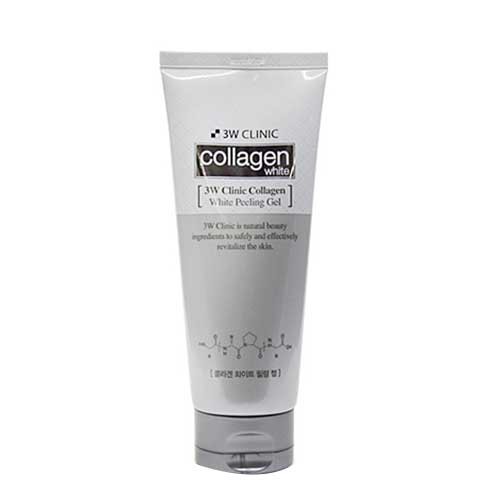 Tẩy Tế Bào Chết Trắng Da Tinh Chất Collagen 3W Clinic Collagen White Peeling Gel 180ml