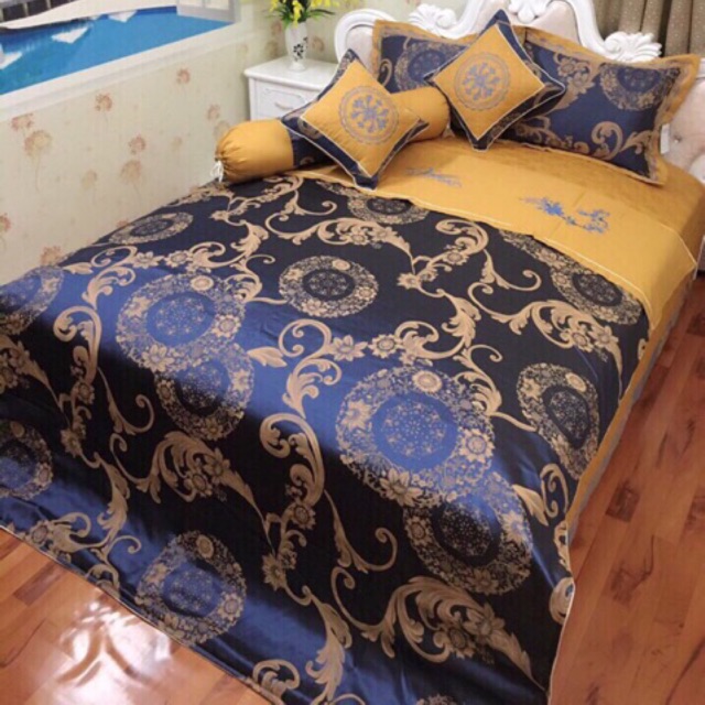SET GẤM LỤA CAO CẤP 7 MÓN (GẠT SANG TRÁI ĐỂ XEM THÊM MẪU )