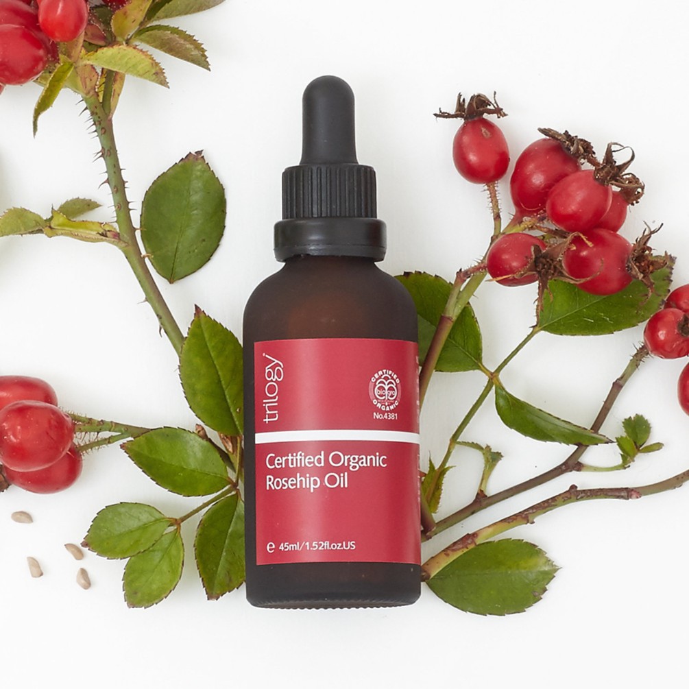 (45ml) Trilogy Certified Organic Rosehip Oil Tinh Dầu Nụ Tầm Xuân