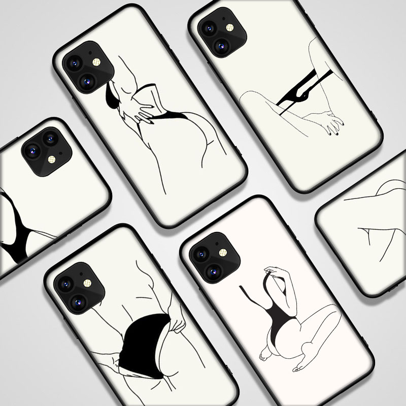 2021 Gift Phone case iPhone 5 5s se 6 6s 7 8 Plus X XS XR Max Soft silicone Case  Sexy Queen
