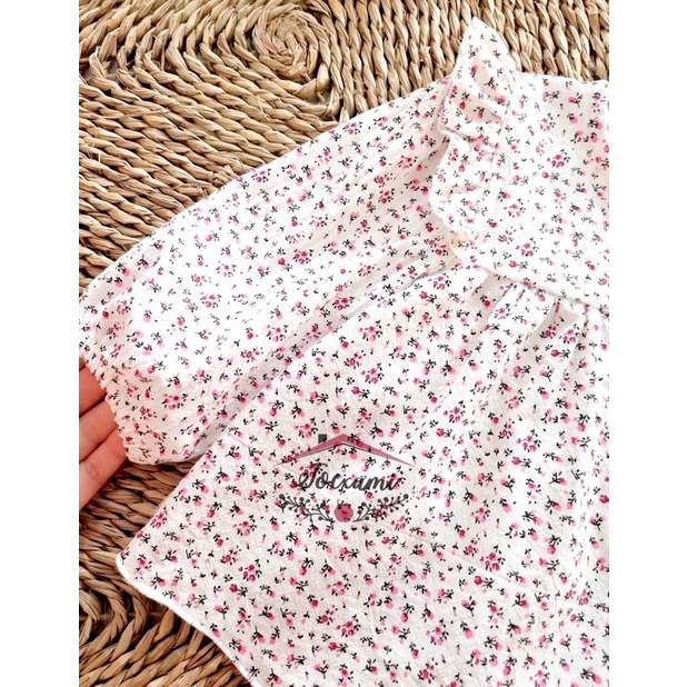 Set bộ dài cánh tiên hoa nhí hồng - Tocxumi