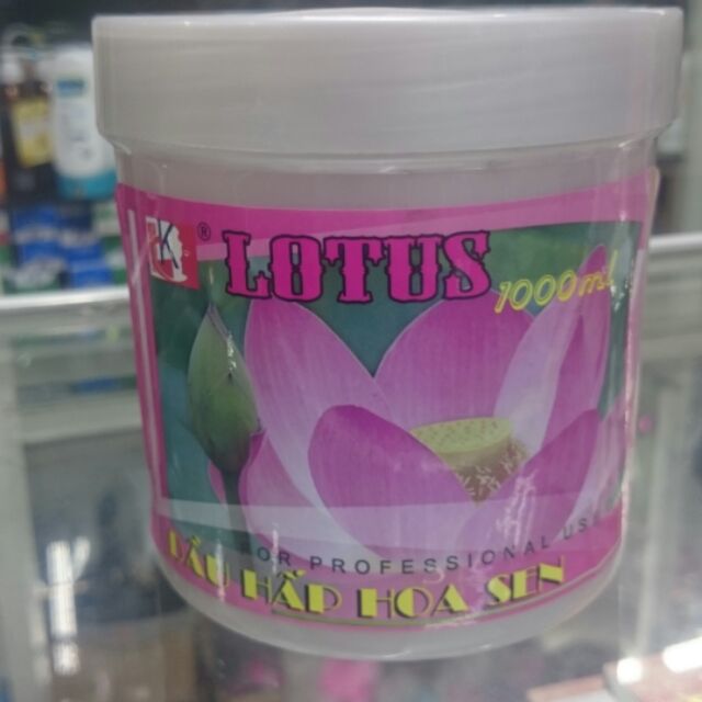 Dầu hấp dưỡng tóc hoa sen Lotus 1000ml