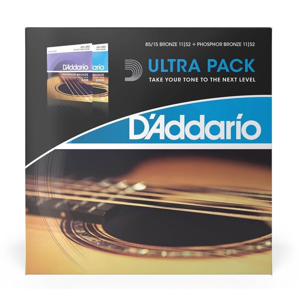 Combo 2 Bộ Dây ULTRA PACK D'Addario EZ910-EJ26 Nhập Khẩu Chính Hãng Mẫu Mới Nhất