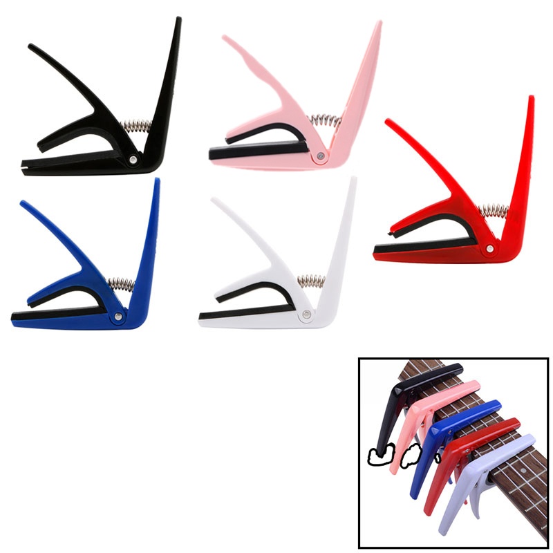 Kẹp Capo Thay Đổi Tông Đàn Ukulele Bền Bỉ Chất Lượng Cao