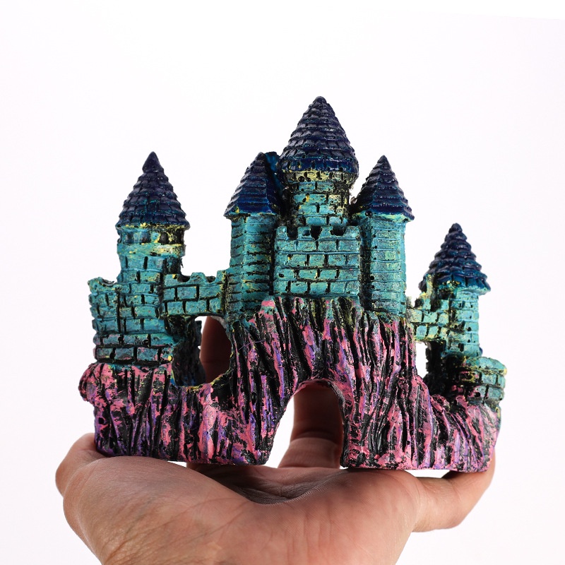 Đồ Trang Trí Hồ Cá Hình Lâu Đài