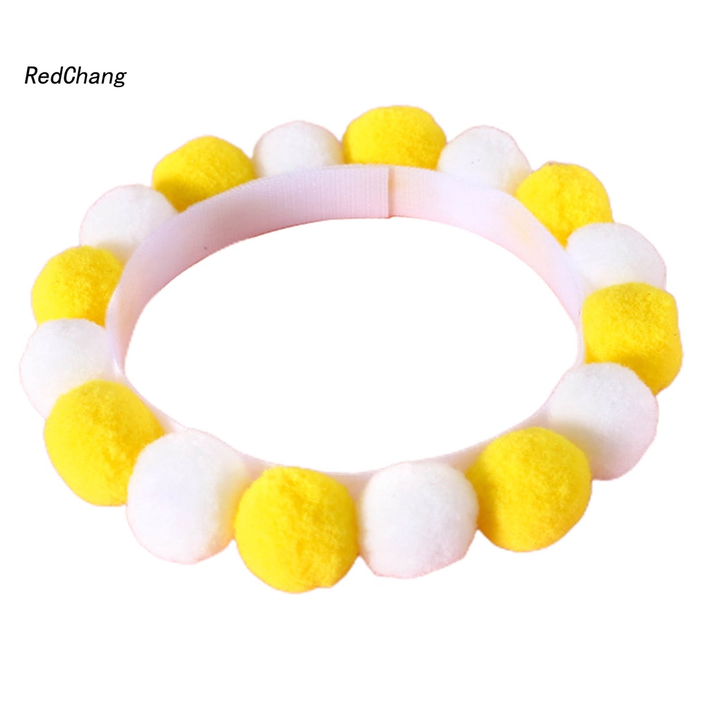 Vòng cổ bằng polyester đính bóng lông cho thú cưng