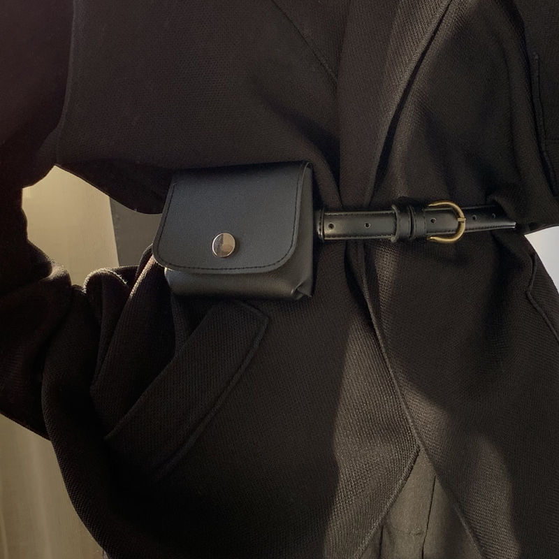 Thắt Lưng Nữ Màu Tối Phong Cách Hàn Quốc