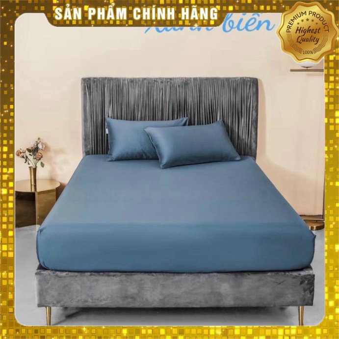 GA GỐI LỤA TENCEL 60S TRƠN 1 MÀU trải giường đệm có độ dày 10>30cm đều phù hợp | BigBuy360 - bigbuy360.vn