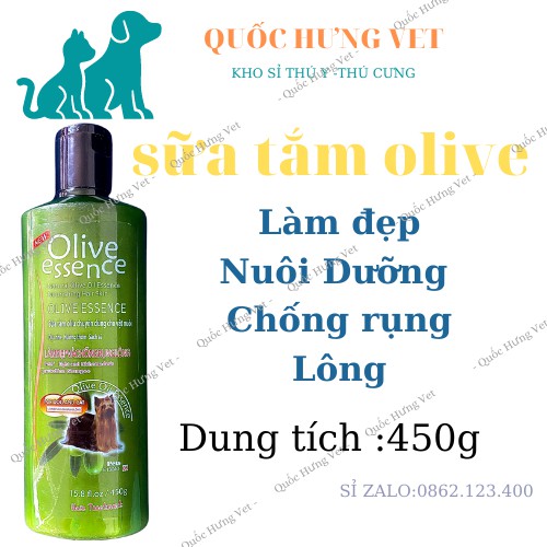 Sữa Tắm Olive dành riêng cho chó mèo