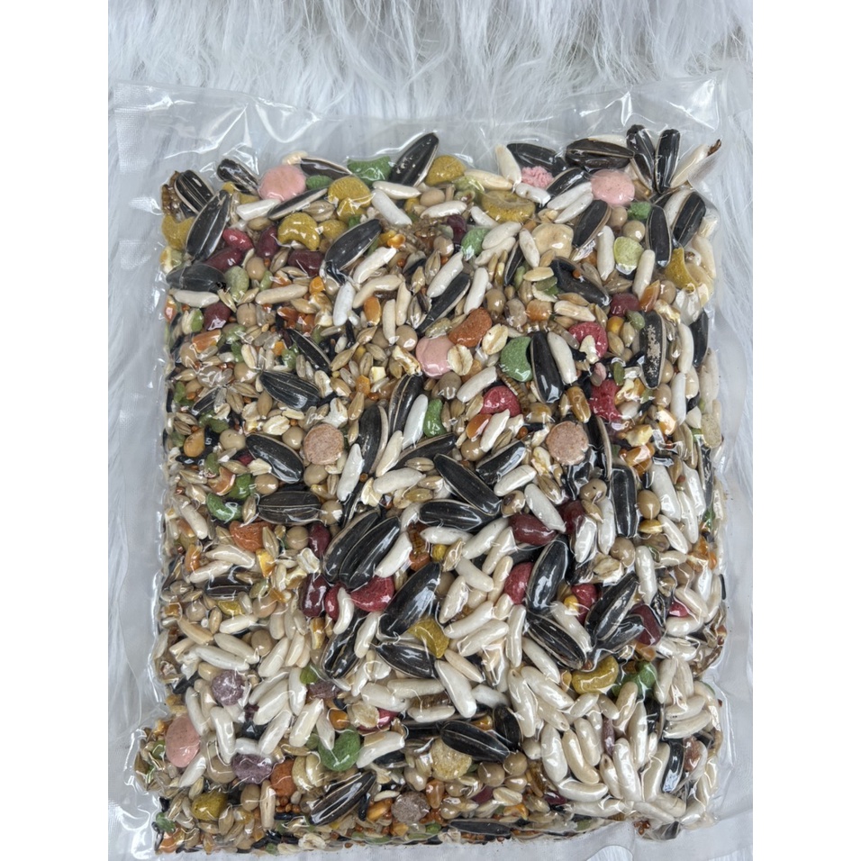 Thức ăn hạt trộn cho Hamster, chuột, sóc gói 500gr