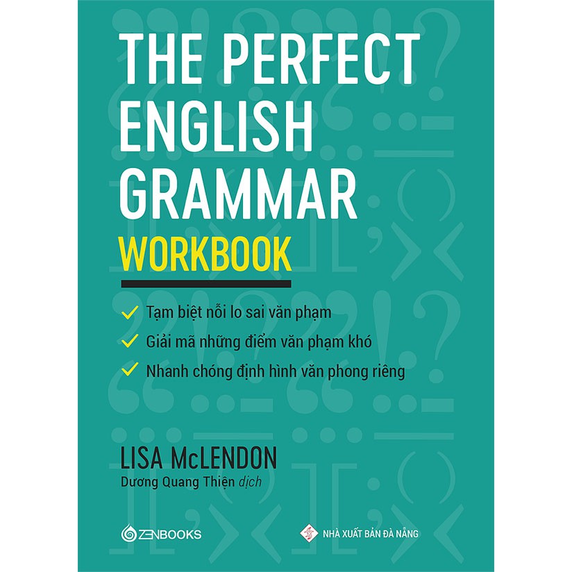 Sách - The Perfect English Grammar - Workbook - Lisa McLendon