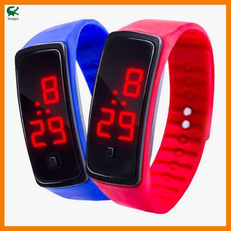 Đồng Hồ Đeo Tay Điện Tử Chống Thấm Nước Có Đèn Led Cho Bé Trai / Gái