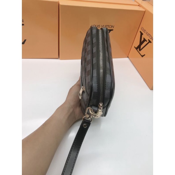 Tab cầm tay nam có dây đeo cổ tay / Túi cầm tay nam cao cấp, sang trọng, quý phái hot 2021