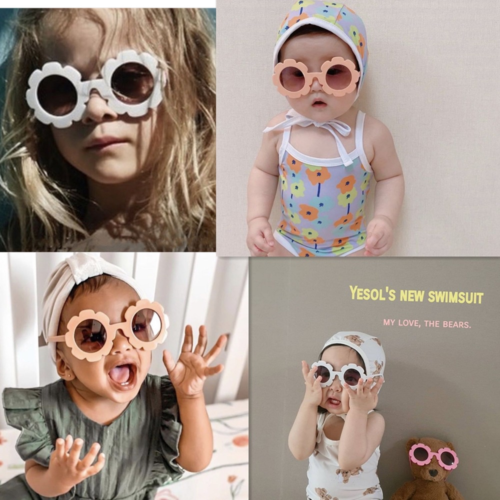 Colored Children's Sunglasses Round Frame UV Protection Classic Fashion Baby Sunglasses