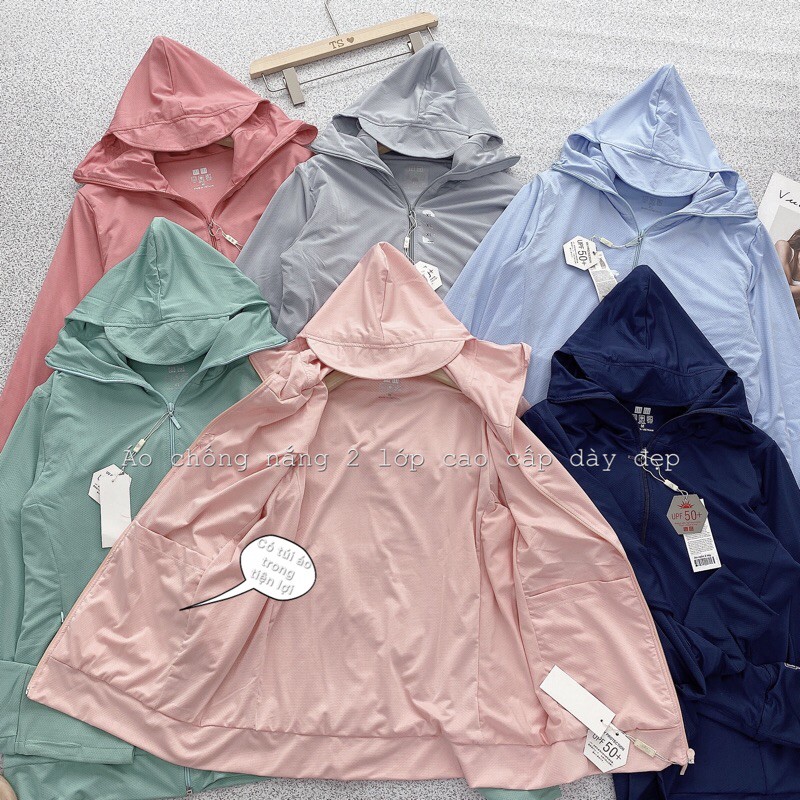 [Mã WASKT304 giảm 15% tối đa 30K đơn 99K] ÁO CHỐNG NẮNG NỮ 2 LỚP VẢI THÔNG HƠI CAO CẤP LOẠI 1 ANN | BigBuy360 - bigbuy360.vn
