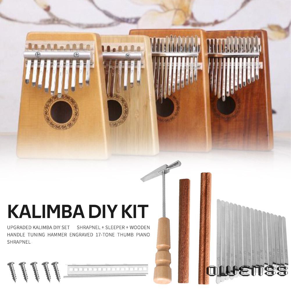 Bộ Phụ Kiện Đàn Kalimba 17 Phím Thay Thế Chuyên Dụng