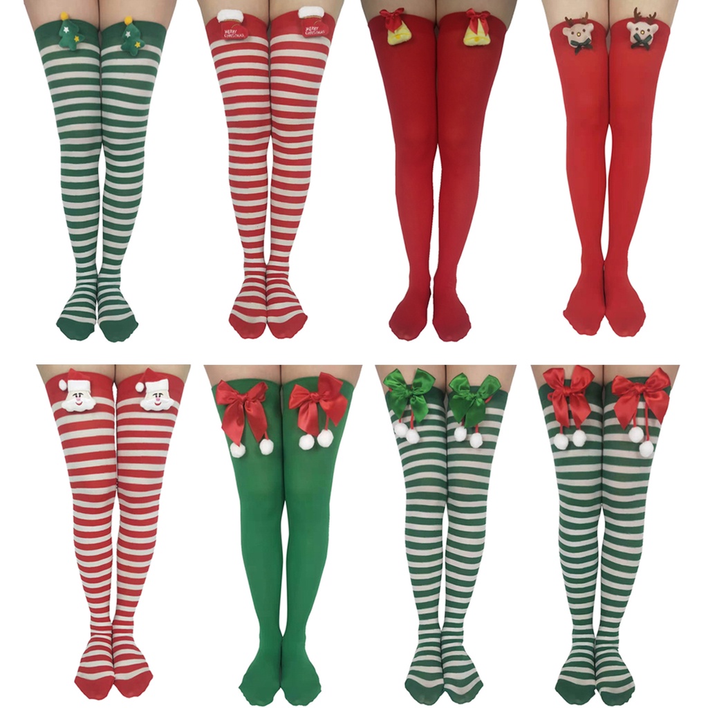 Đôi vớ dài đính nơ thời trang nữ tính