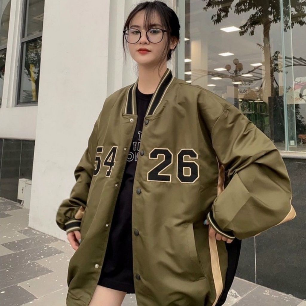 Áo khoác dù bóng chày bomber jackets unisex phong cách street style 4S AKD23 kiểu dáng Hàn Quốc 2 lớp cao cấp