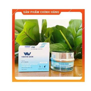 [FREESHIP] Kem Face dưỡng trắng phục hồi da hư tổn- COLLAGEN WHITENING FACE CREAM