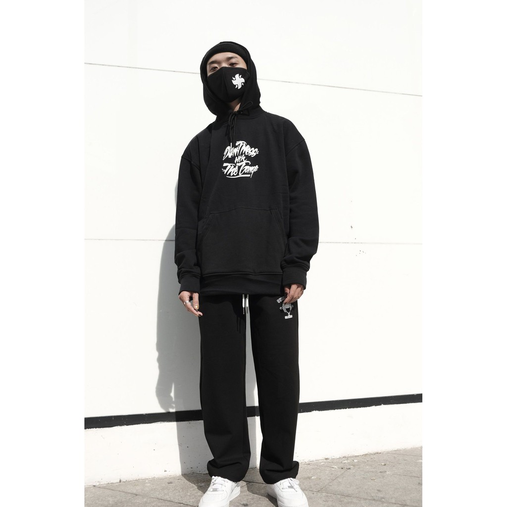 Áo Hoodie Chữ - Đen - Street Gang