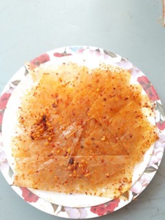 Bánh tráng sate tôm ngon cay