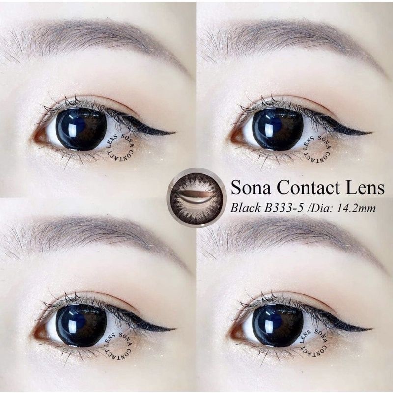 8 mẫu lens (kính áp tròng) đen giãn vừa sử dụng 1 năm