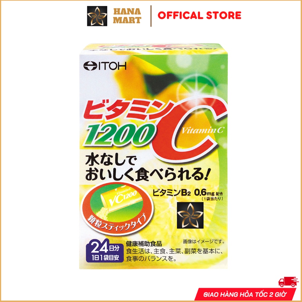 Bột cốm bổ sung Vitamin C 1200mg ITOH 2g * 24 gói Nội địa Nhật Bản