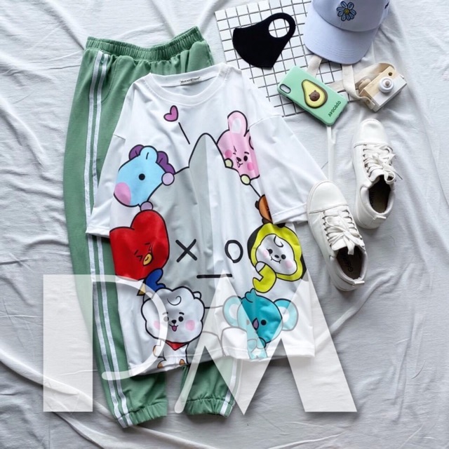 Sét áo thú XO + quần bo gấu | BigBuy360 - bigbuy360.vn