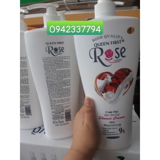 Sữa tắm dê ROSE 9X chai lớn 1200ml