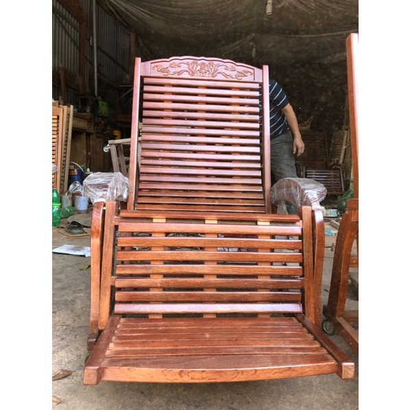 Ghế lười  gỗ tự nhiên , gỗ gõ, lim, căm xe hàng lắp ghép