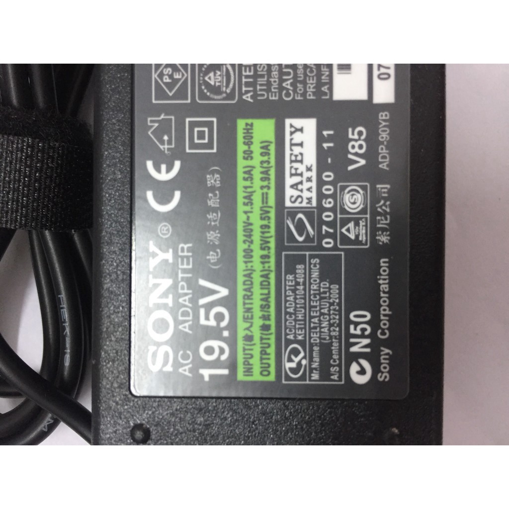 HEZ ETDD Sạc Laptop Sony 19.5V - 3.9A (Adapter Sony 19.5V – 3.9A) Chân Kim 44