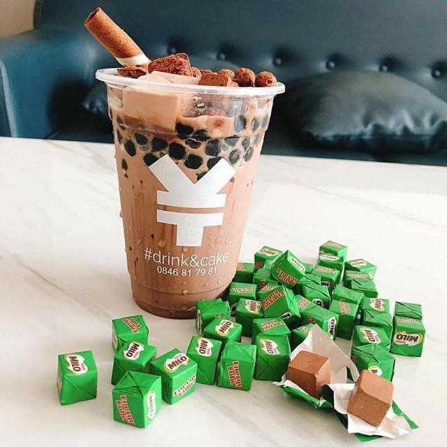 Bịch 100 viên KẸO MILO CUBE THÁI LAN