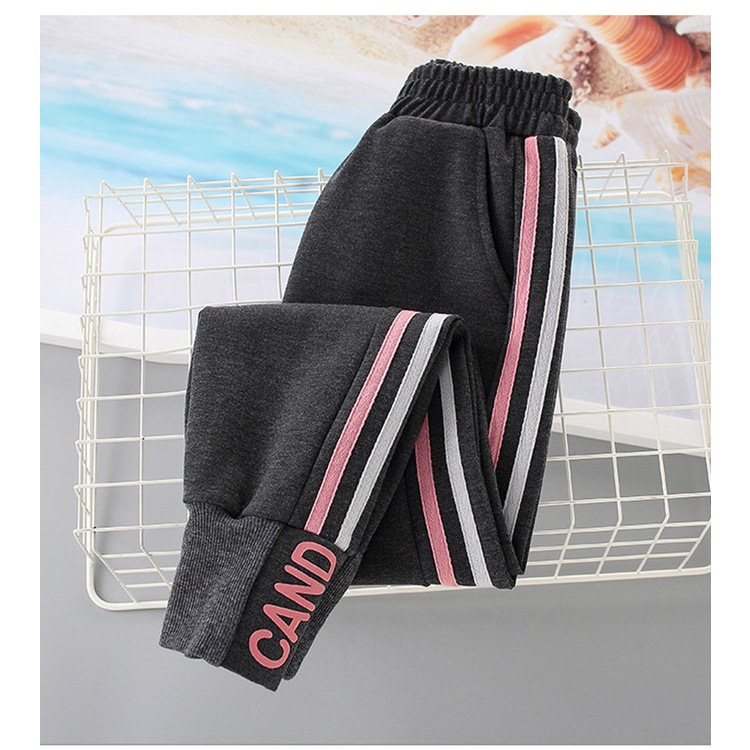 Quần nỉ trẻ em 14-45kg dành cho bé gái THANH THỊNH mẫu CAND. Hàng may kỹ, chất vải đẹp. MA67