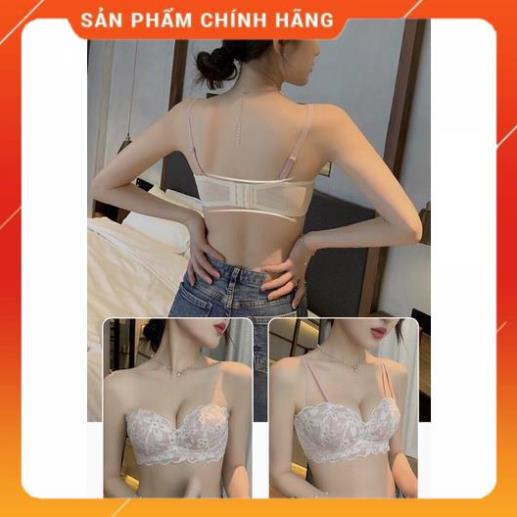 Áo Ngực Ren 2 Dây Trong 1, Áo Lót Nữ Kiểu Mới Ren Đẹp Tinh Tế 0779