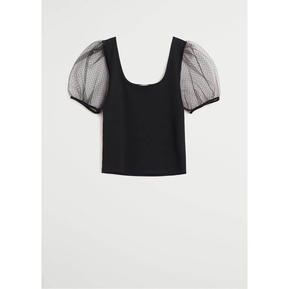 Áo thun tay ren Mango | Hàng hiệu vợt sale