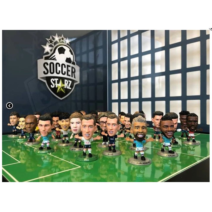 Bộ tượng cầu thủ bóng đá Soccerstarz chính hãng cao cấp Chelsea, Barca