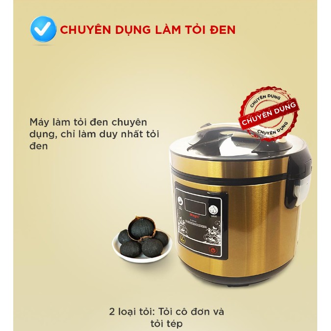 [RẺ VÔ ĐỊCH] Nồi làm tỏi đen 5L MAGIC KOREA A-89 làm tỏi 12 ngày thành công 99% công suất 90w (HỘP XẤU)