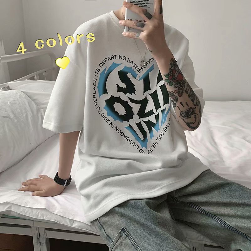 Áo Thun Nam Tay Ngắn Cổ Tròn 3 Màu Size S-5Xl