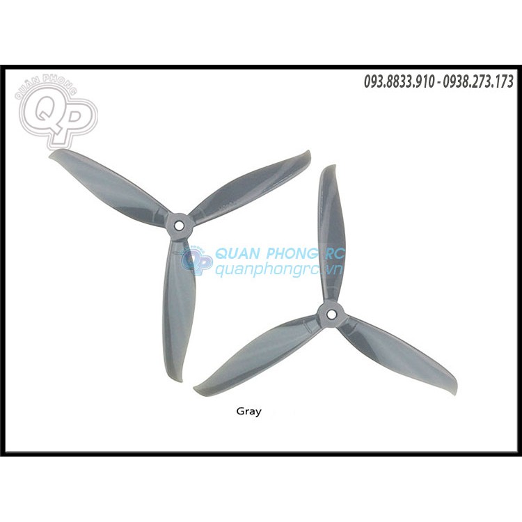 Cánh máy bay 3 lá 7 inch thuận nghịch 7040
