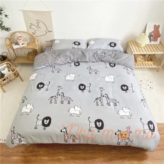 [HÀNG NHẬP KHẨU CAO CẤP] BỘ DRAP COTTON POLY MẪU NGỰA VẰN DỄ THƯƠNG