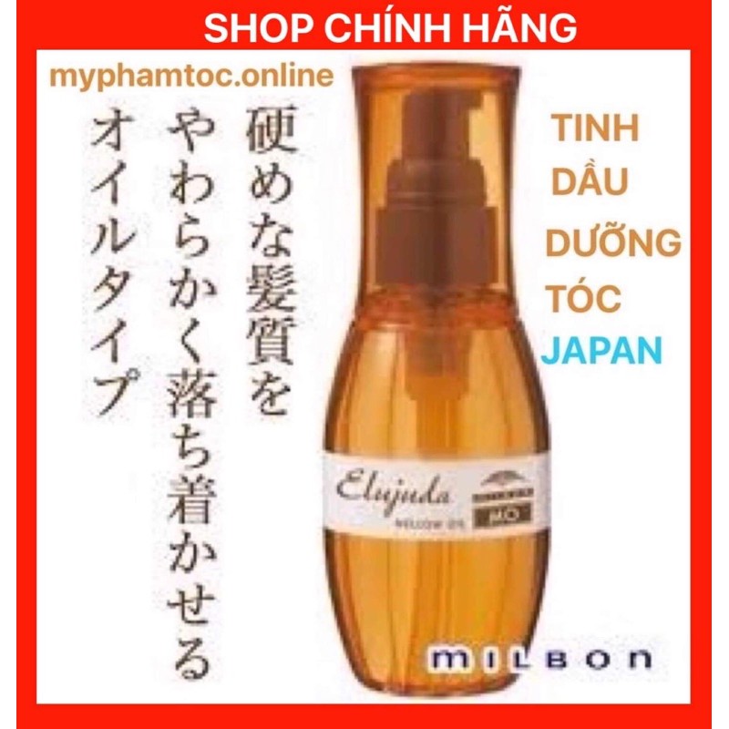 TINH DẦU MILBON_ Elujuda_Tinh dầu Argan Milbon dưỡng phục hồi tóc Elujuda Japan 120ml_MO CAM KẾT CHÍNH HÃNG Ạ!