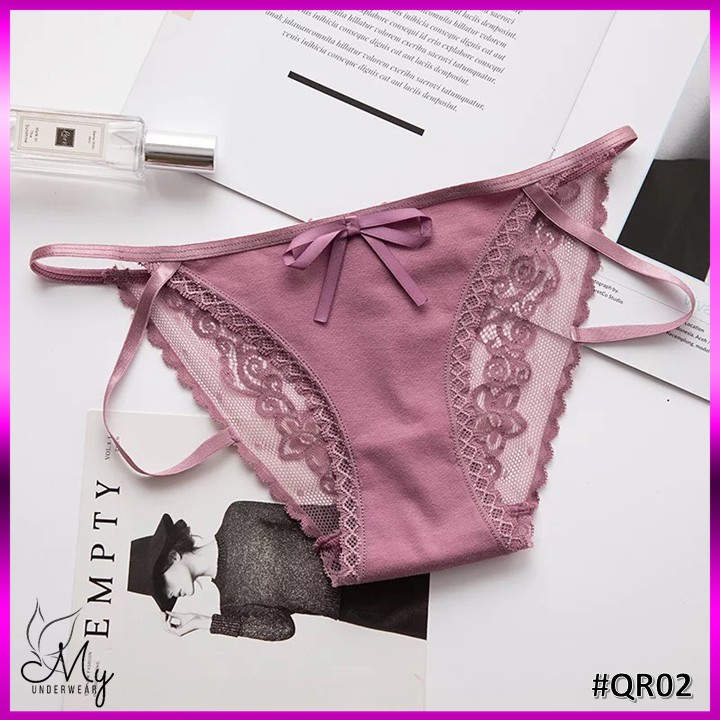 quần lót nữ [ FREE SHIP 50K ]quần chíp nữ đồ lót ren quai 2 dây gợi cảm sexy - QR02 | BigBuy360 - bigbuy360.vn