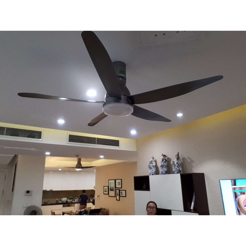 Quạt Trần KDK U60FW (động cơ DC - đèn Led) - Hàng chính hãng