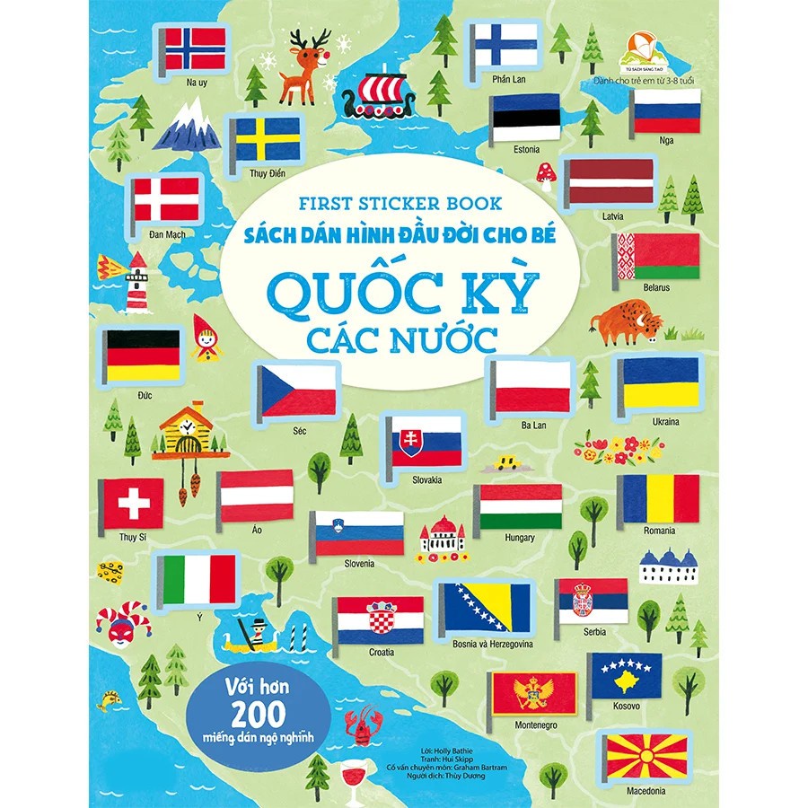 Sách dán hình đầu đời cho bé- Bộ 6 quyển First sticker book